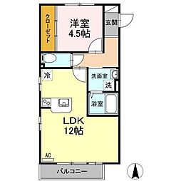 間取図画像 1LDK