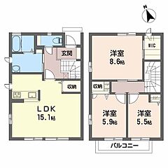 物件の間取り
