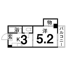 間取図画像 1DK