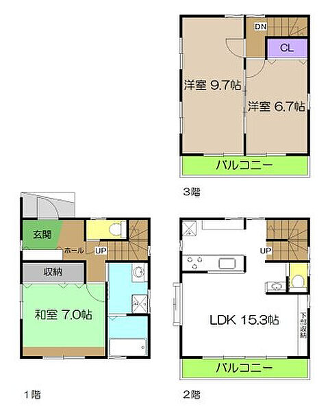 間取りを拡大表示