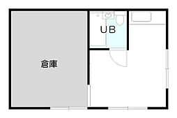 香南市香我美町徳王子 一戸建 1DKの間取り