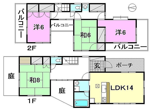 間取りを拡大表示