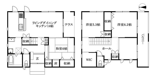 間取りを拡大表示