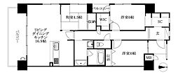 アルファステイツ千舟町通り 3LDKの間取図画像