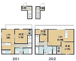 ベルグレイヴィア新居浜駅前 2LDKの間取図画像