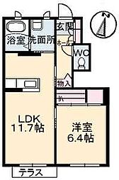 間取図画像 1LDK
