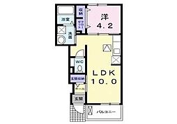 ラシック 1LDKの間取図画像