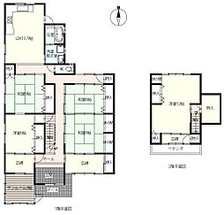 南国市十市 一戸建 6LDKの間取り