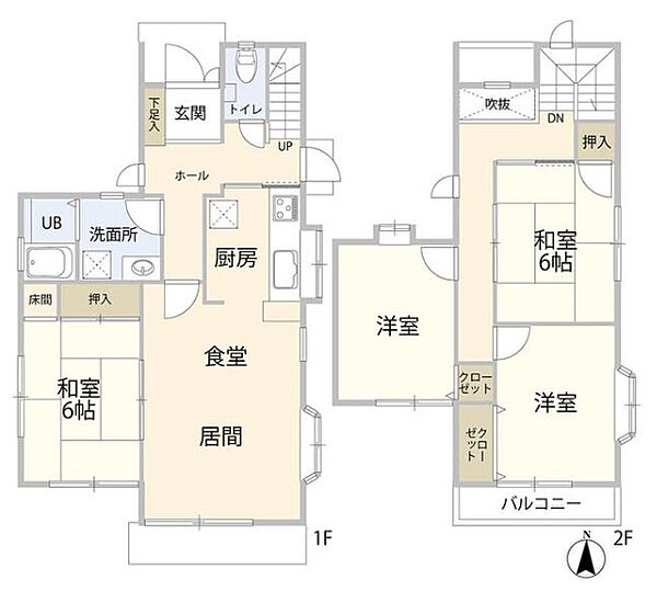 間取りを拡大表示