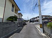 北側道路は幅4.2ｍ