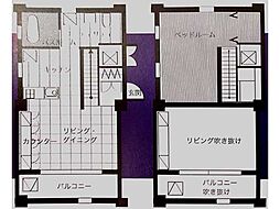 Windmill21 1LDKの間取図画像