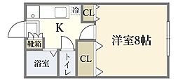 クレセール南仙台B 1階/-