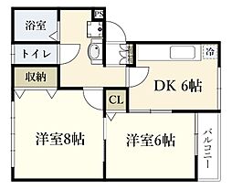 クレセール南仙台A 1階/-
