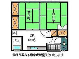 フラワー・ヒルズ 2Kの間取図画像