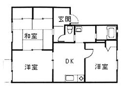 自由ケ丘サニーエイト 3DK 2階 2階