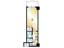 シャンブル向山 1Kの間取図画像