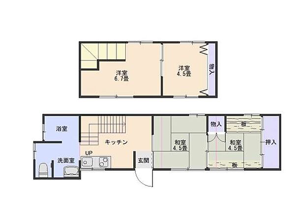 間取りを拡大表示