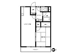 ドリームハイツ 1LDKの間取図画像