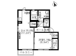 間取図画像 1LDK