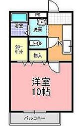 グランパークG 1Kの間取図画像