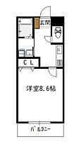 エアフォルク恒久（中部屋） 303号 ｜ 宮崎県宮崎市恒久４丁目20-7（賃貸マンション1K・3階・30.40㎡） その2