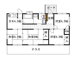 JR日豊本線 南宮崎駅 徒歩33分 4DKの間取り
