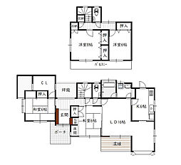 JR日豊本線 宮崎駅 徒歩22分 4LDKの間取り
