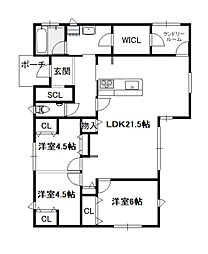JR日豊本線 日向住吉駅 徒歩15分 3LDKの間取り