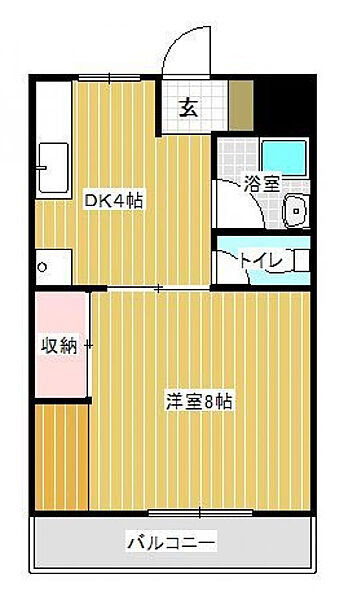 ハイツナガトモ 310号｜宮崎県宮崎市大字恒久(賃貸マンション1DK・4階・28.00㎡)の写真 その2