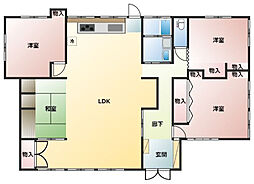 JR日豊本線 宮崎神宮駅 3.2km 3LDKの間取り