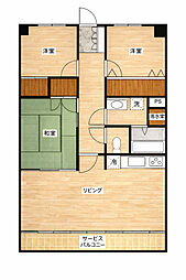 コアマンション大塚2 3LDKの間取図画像
