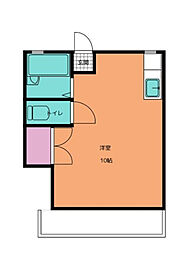ルミエール橘 ワンルームの間取図画像