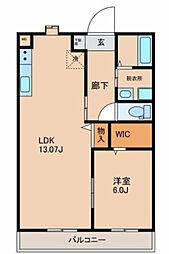 間取図画像 1LDK