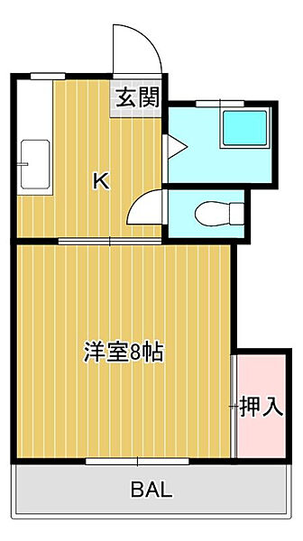 コーポ池内 402号室｜宮崎県宮崎市大字恒久(賃貸マンション1K・3階・21.78㎡)の写真 その2