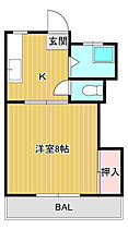 コーポ池内 403号室 ｜ 宮崎県宮崎市大字恒久947-1（賃貸マンション1K・3階・21.78㎡） その2