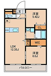 NEIGHBORS　 4階2LDKの間取り