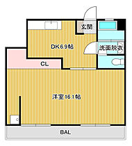 マリベールエスポワール 302号室 ｜ 宮崎県宮崎市橘通東１丁目6-1（賃貸マンション1DK・3階・47.00㎡） その2