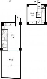AKHM 1LDKの間取図画像