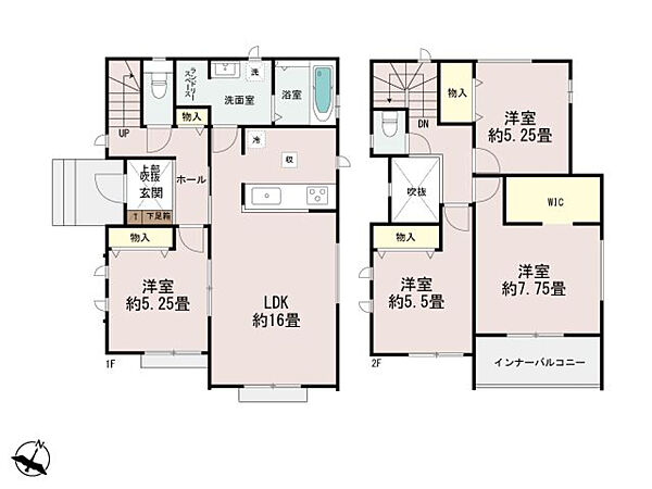間取りを拡大表示