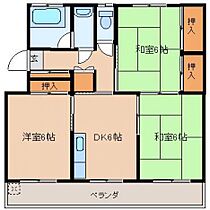 山下ビル 403号室 ｜ 宮崎県宮崎市堀川町77-1（賃貸マンション3DK・4階・58.32㎡） その2