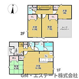 JR日豊本線 宮崎神宮駅 徒歩25分 4LDKの間取り