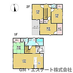 JR日豊本線 南宮崎駅 徒歩12分 4SLDKの間取り