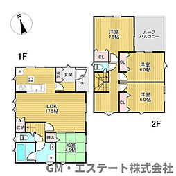 JR日豊本線 南宮崎駅 徒歩15分 4LDKの間取り
