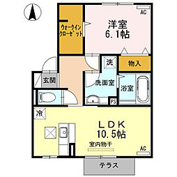 間取図画像 1LDK