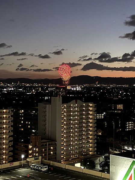 2026年8月6日に行われた琵琶湖花火大会の様子です