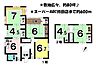 間取り：土地面積約80坪でゆったり♪南側に広縁があり、暖かな光が和室に差し込みます♪