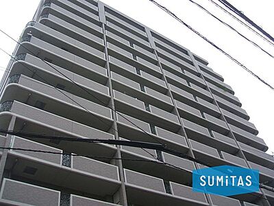 外観：松山市歩行町1丁目にあります、2001年築14階建のマンションです♪