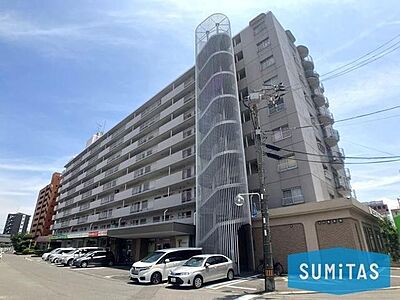 外観:松山市竹原2丁目にあります、1977年9階建てのマンションです♪ 外観:松山市竹原2丁目にあります、1977年9階建てのマンションです♪