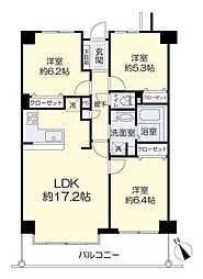 アルファステイツ泉田 3LDKの間取図画像