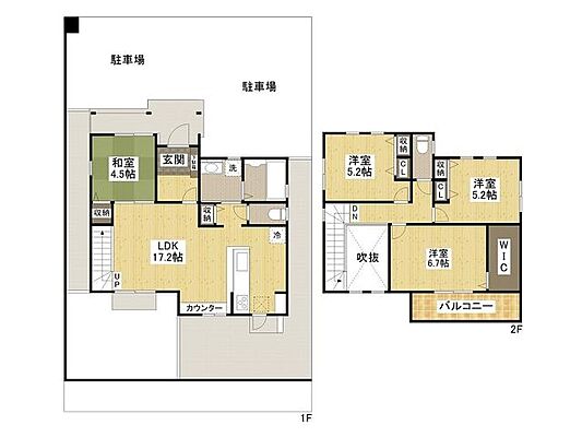 間取り 山本新町4丁目　中古戸建